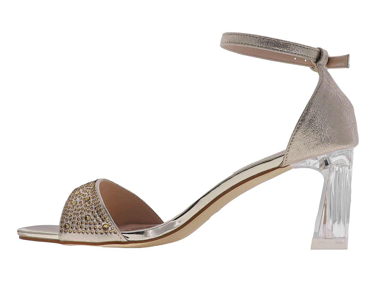 Foto 5 pulgar | Tacones Roze 22i518 Oro Para Mujer