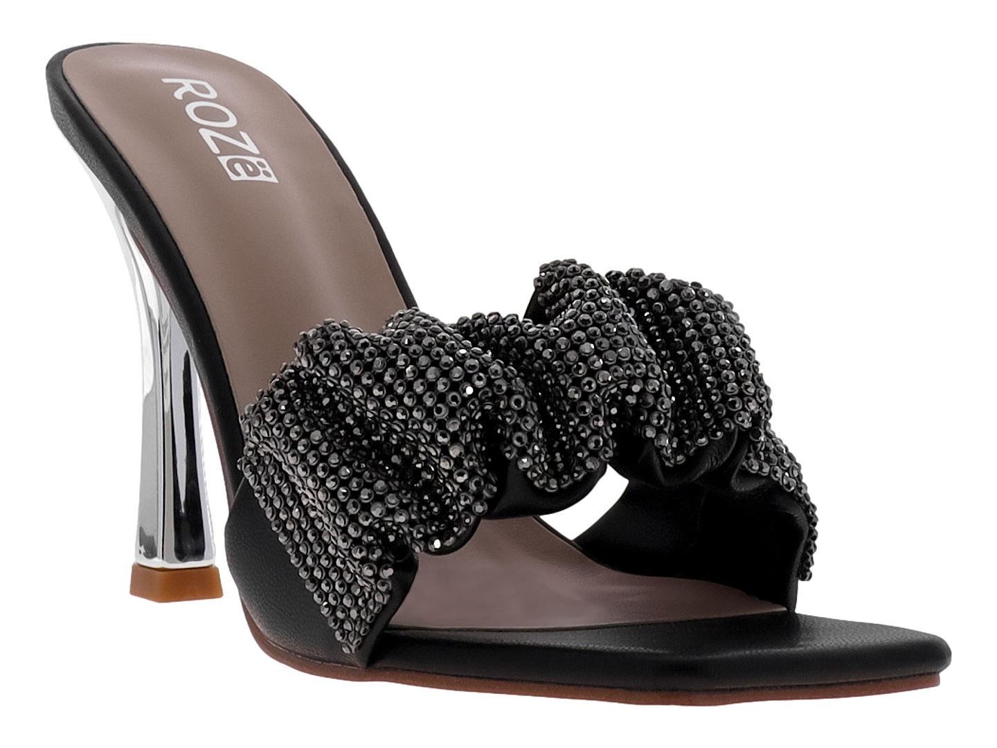 Foto 2 pulgar | Tacones Roze 22i528 Negro Para Mujer