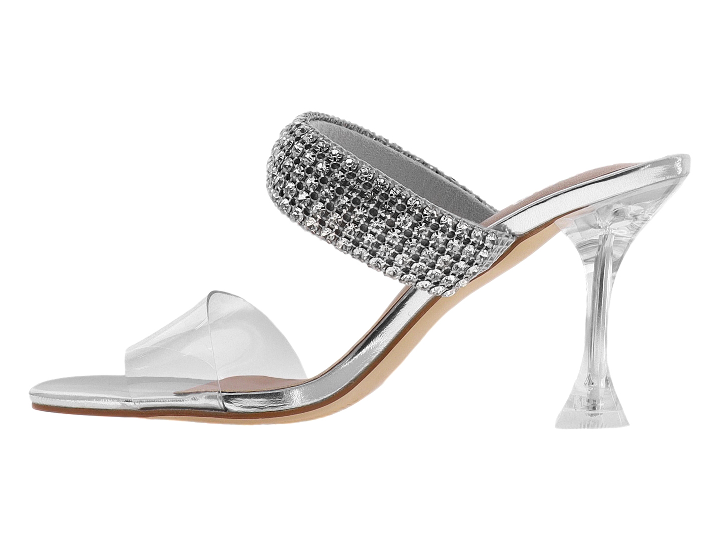 Foto 5 pulgar | Tacones Roze 22i527 Plata Para Mujer