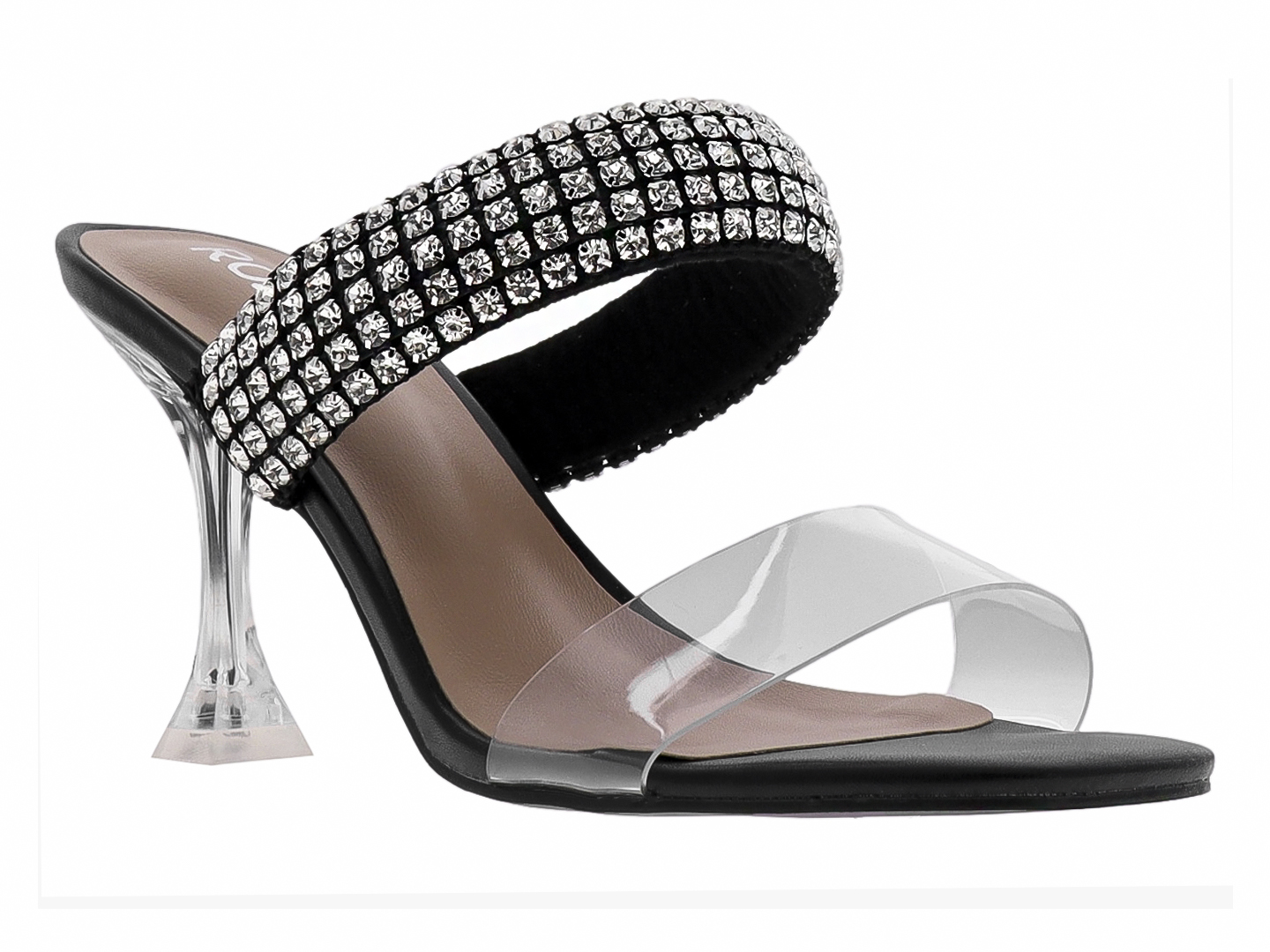 Foto 1 | Tacones Roze 22i527 Negro Para Mujer