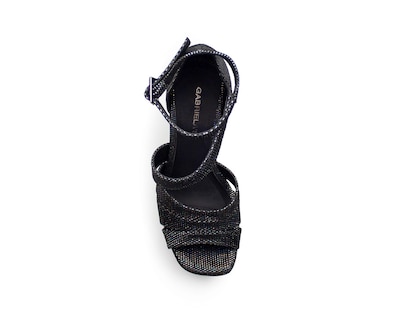 Foto 3 | Sandalia Color Negro Fiesta Material Sintetico