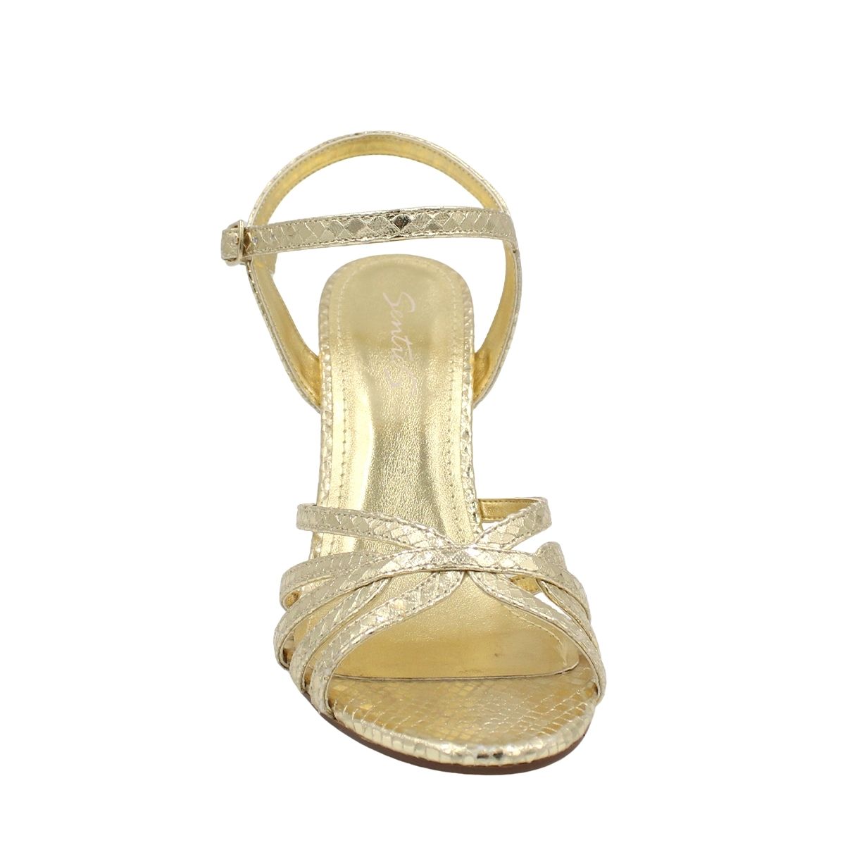 Foto 4 pulgar | Sandalia De Tacón De Tiras Elegante Para Dama Roxana
