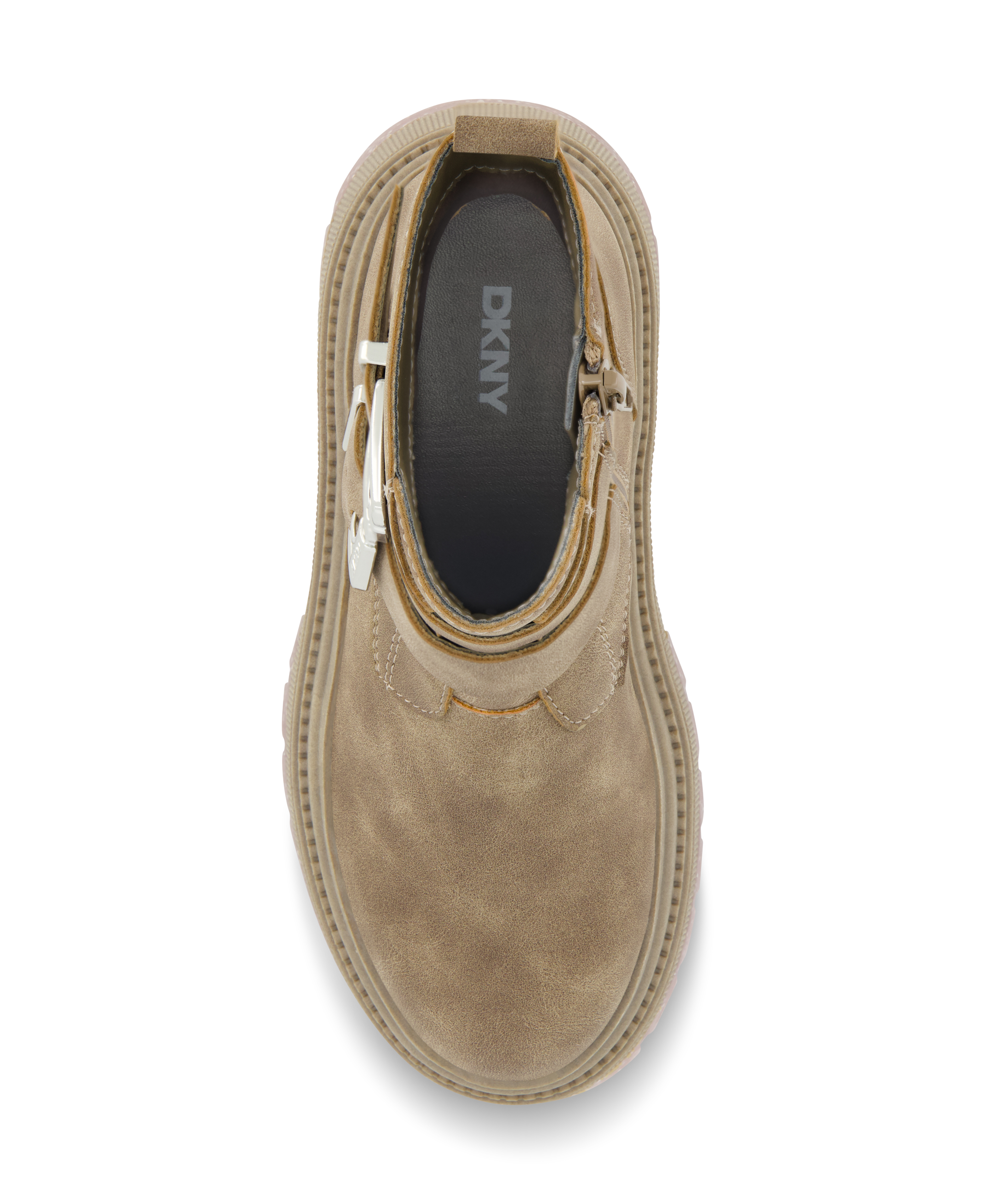 Foto 5 pulgar | Botas Casuales Para Mujer Dkny Crissa Buckles Color Café