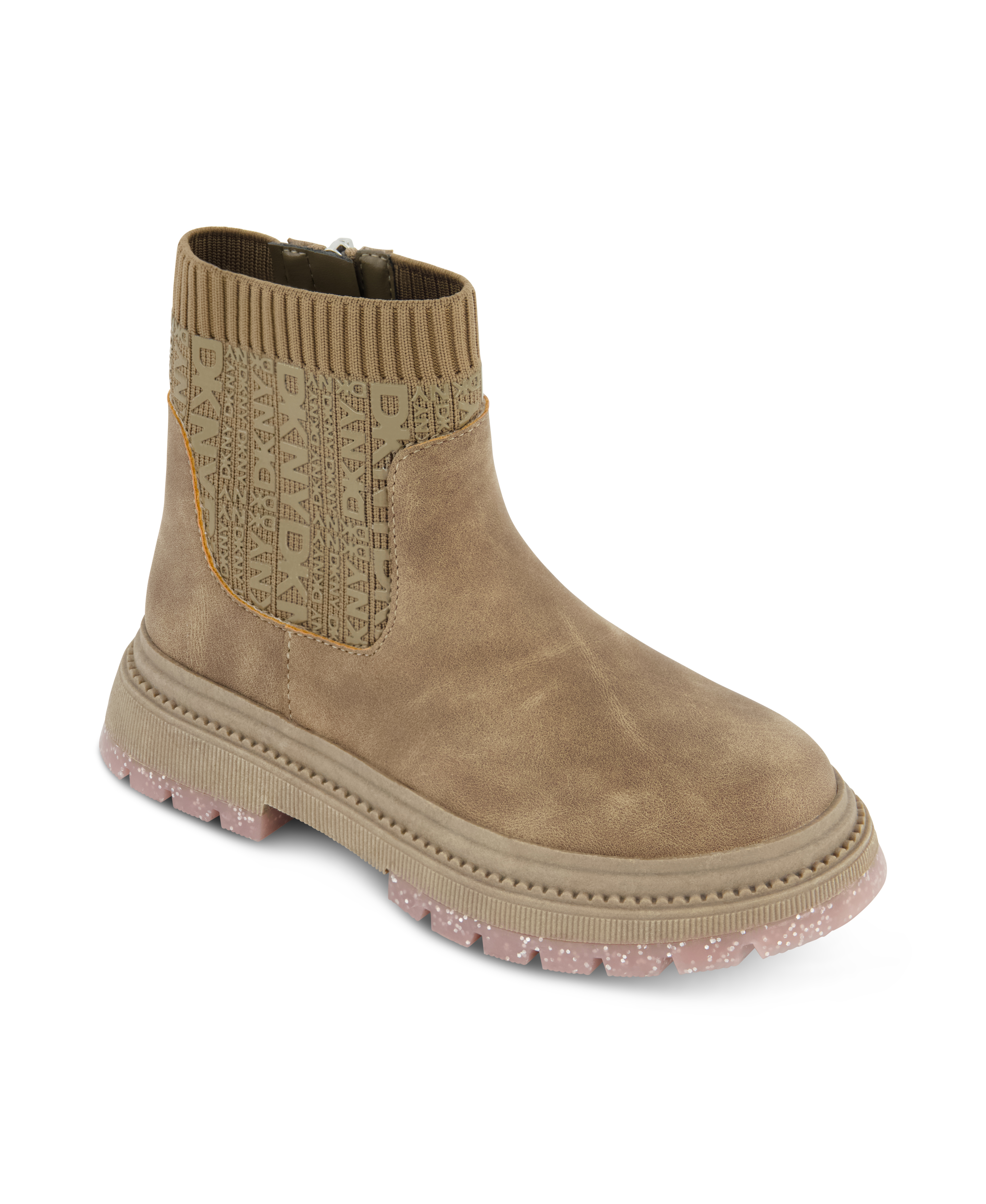 Botas Casuales Para Mujer Dkny Crissa Stretch Color Café