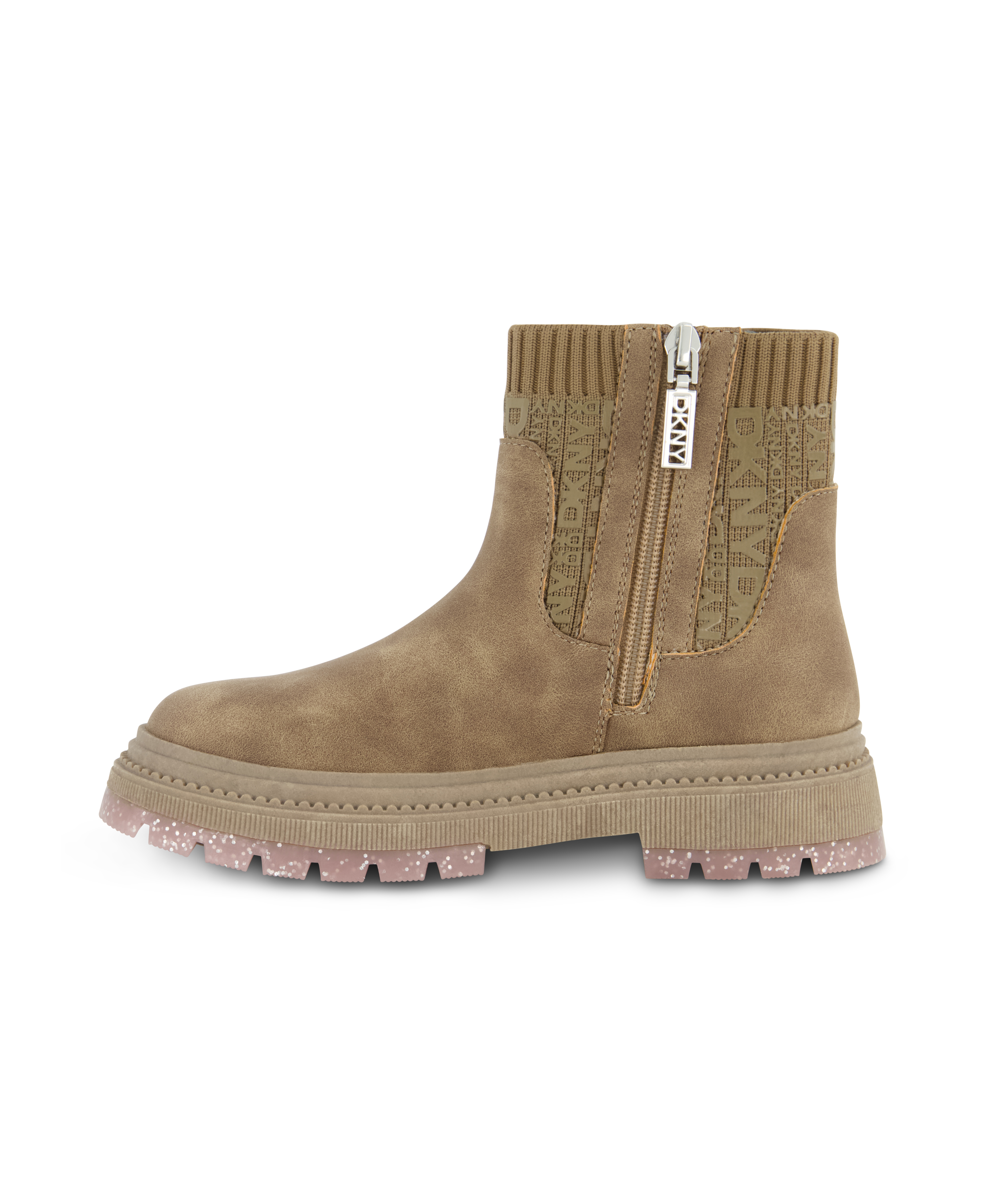 Foto 3 pulgar | Botas Casuales Para Mujer Dkny Crissa Stretch Color Café