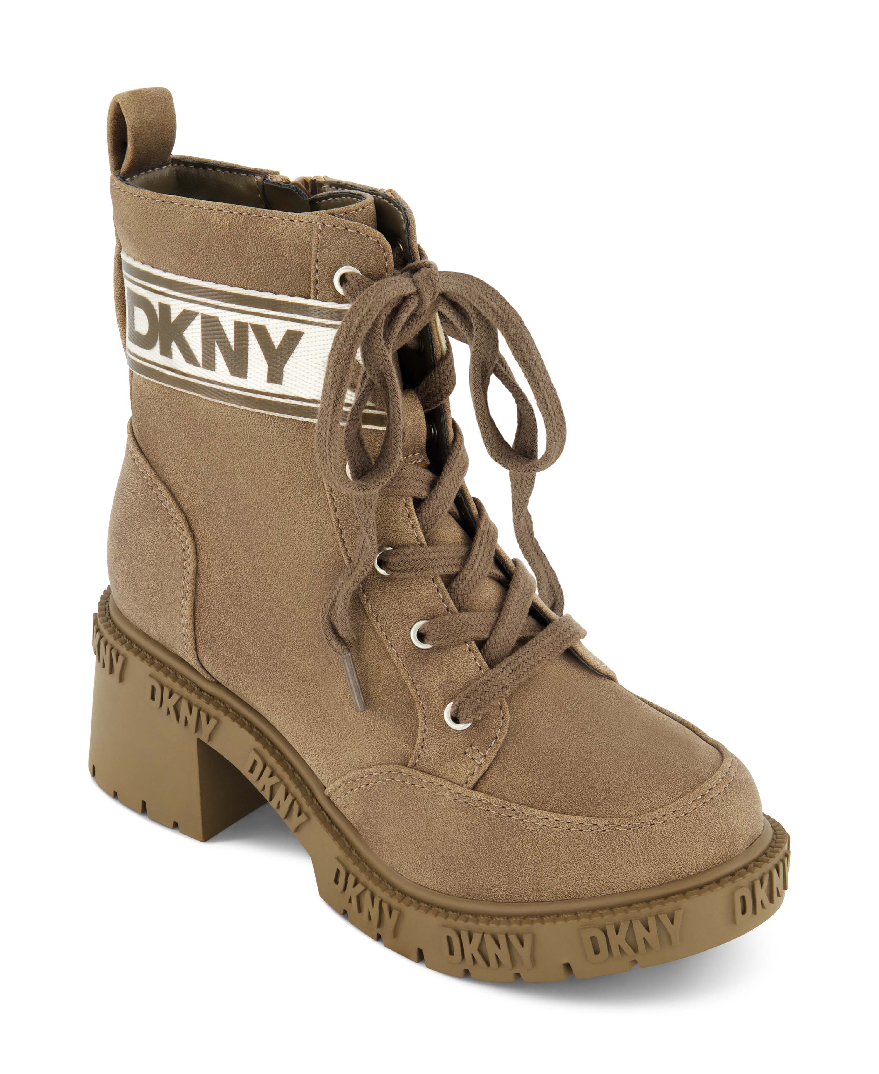 Botas Casuales Para Mujer Dkny Haley Hira Color Café