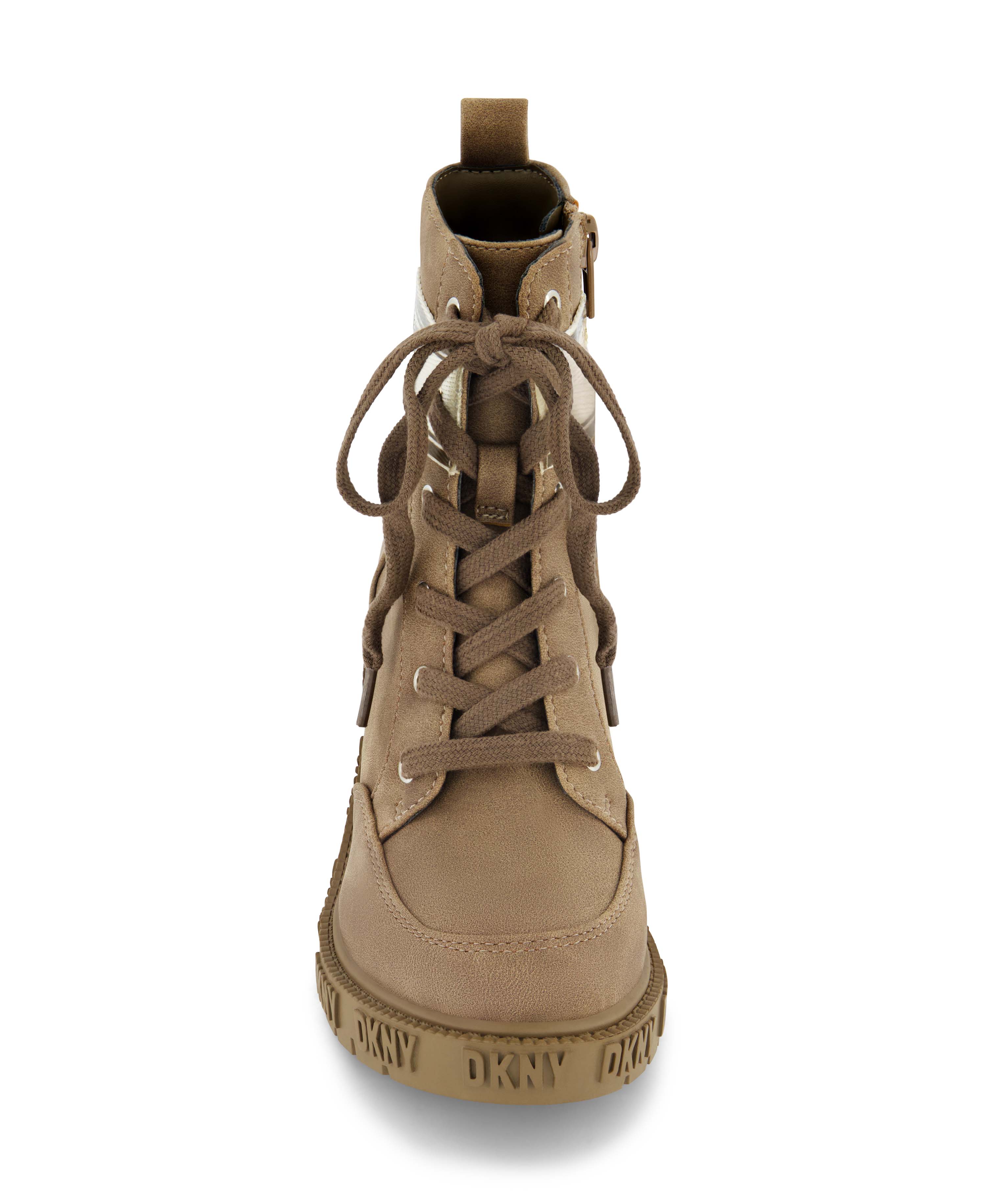 Foto 4 pulgar | Botas Casuales Para Mujer Dkny Haley Hira Color Café