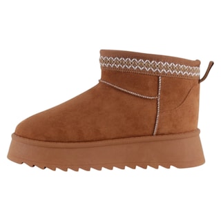 Foto 3 | Botas Casuales Exterior Gamuza Color Café Para Mujer De Rbbasics