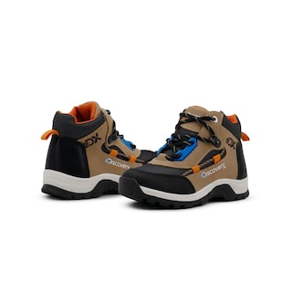 Foto 3 | Bota Discovery Para Hombre Todo Terreno Senderismo 22-26 Cafe