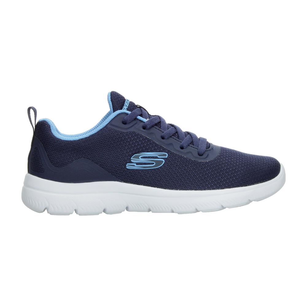 Foto 3 pulgar | Tenis Skechers Azul Para Mujer [ske1066] Azul