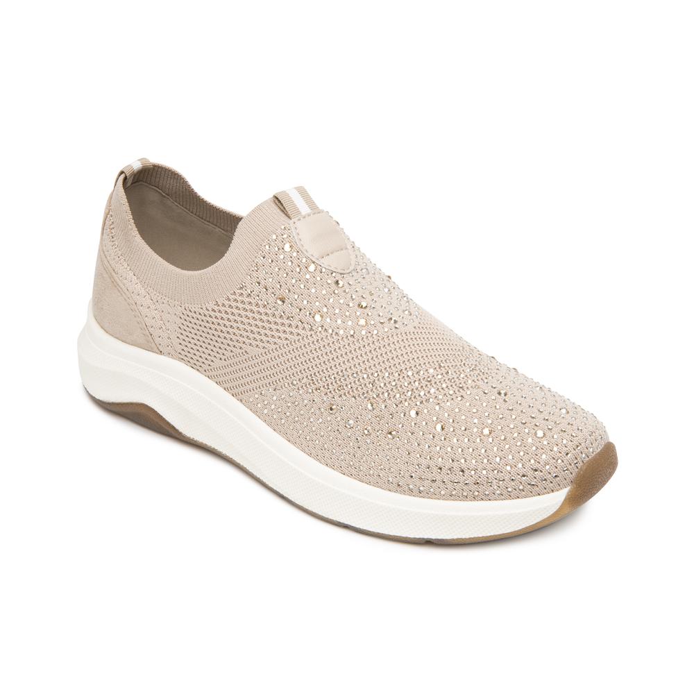 Foto 3 pulgar | Tenis Flexi Beige Para Mujer [fff3841] Beige