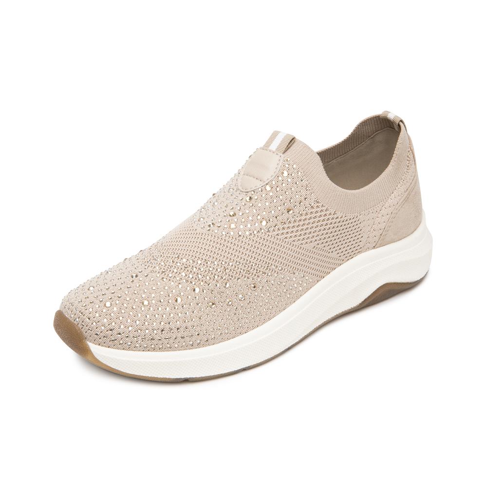 Foto 4 pulgar | Tenis Flexi Beige Para Mujer [fff3841] Beige