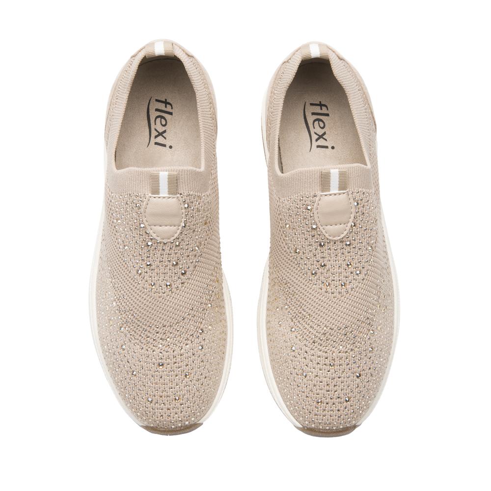 Foto 8 pulgar | Tenis Flexi Beige Para Mujer [fff3841] Beige