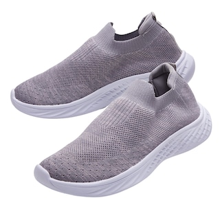 Foto 4 | Tenis Calzado Watanabe Color Gris Textil Confort