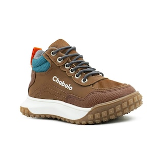 Foto 4 | Tenis Bota Juvenil Para Senderismo Antideslizantes Café Beige