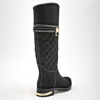 Foto 3 | Top Moda Botas De Lluvia Para Mujer Negro Impermeable