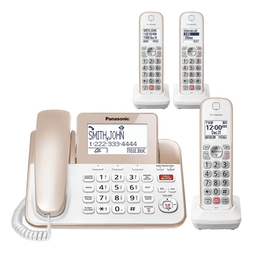 Telefono Inalambrico Panasonic Kx-tgf853 3 Ext