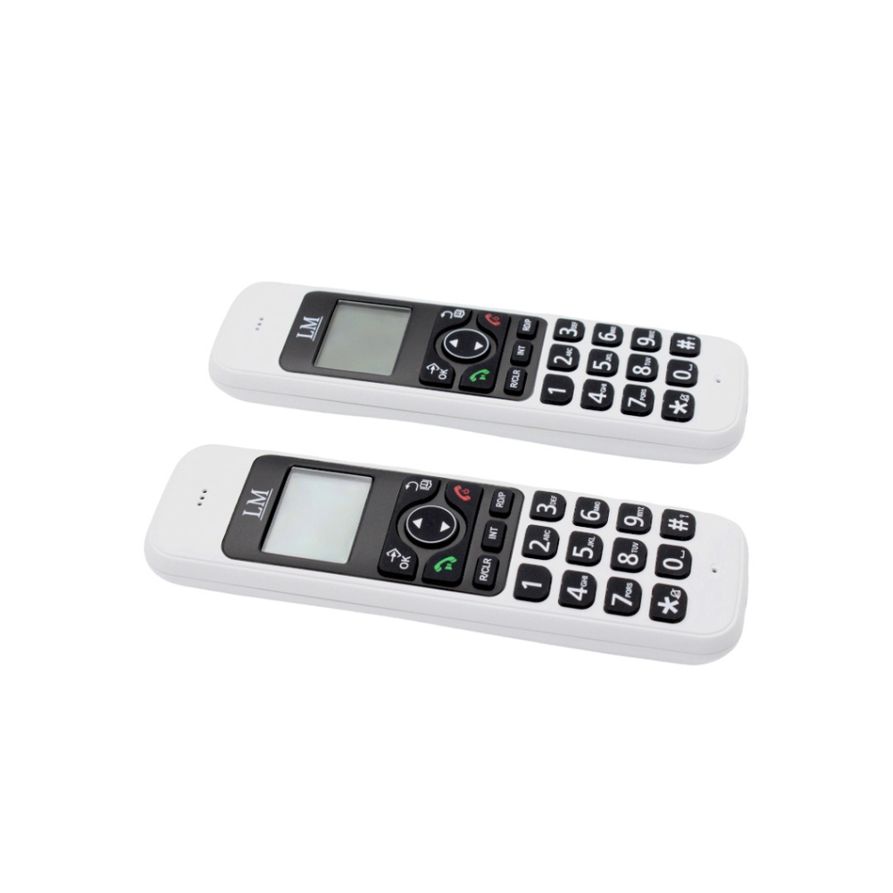 Foto 3 pulgar | Kit De Teléfonos Inalámbricos Lm, Lm-1702-2| Con Pantalla Lcd De 3 Líneas |teléfono Con Agenda |teléfono Co