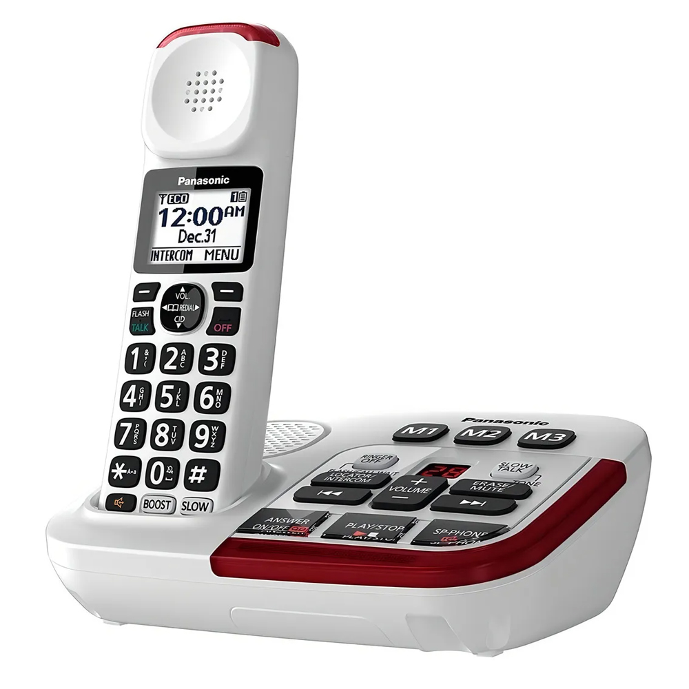 Foto 3 pulgar | Panasonic Kx-tgm420 W Amplified Teléfono Inalámbrico Con Contestadora Digital