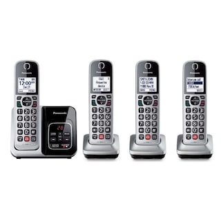 Foto 1 | Teléfono Inalámbrico Panasonic KX-TGC384C 4 Extensiones