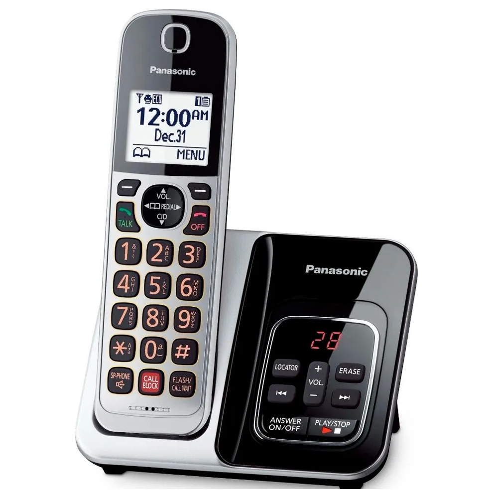 Foto 3 pulgar | Teléfono Inalámbrico Panasonic KX-TGC384C 4 Extensiones
