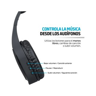 Foto 2 | Audífonos Inalámbricos Bluetooth Lab.g Negros
