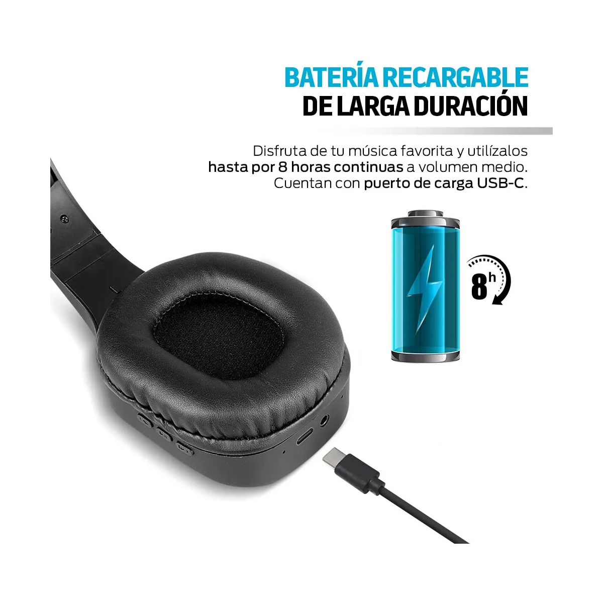 Foto 5 pulgar | Audífonos Inalámbricos Bluetooth Lab.g Negros