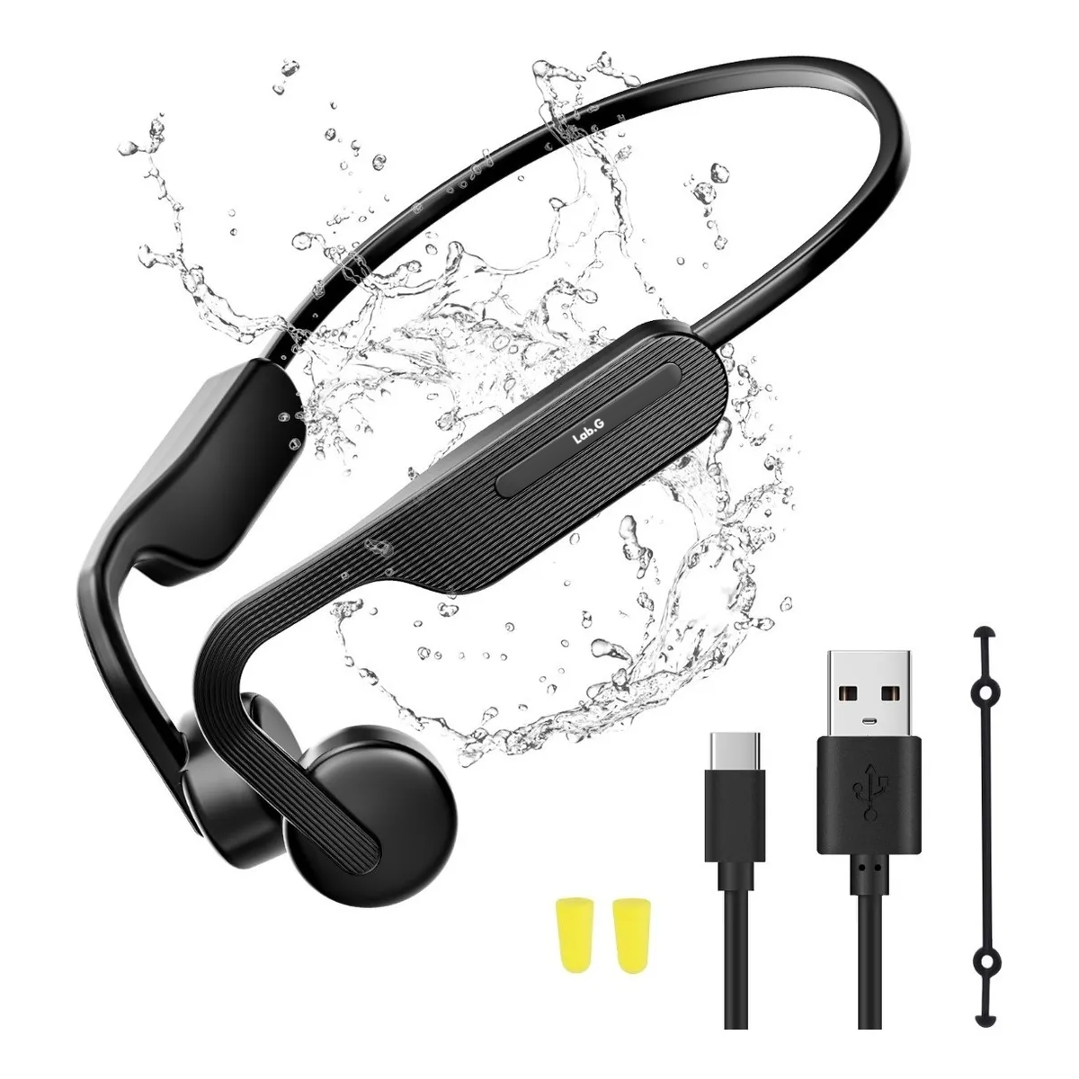 Foto 2 | Audifonos Bluetooth Deportivos Lab.g Negro