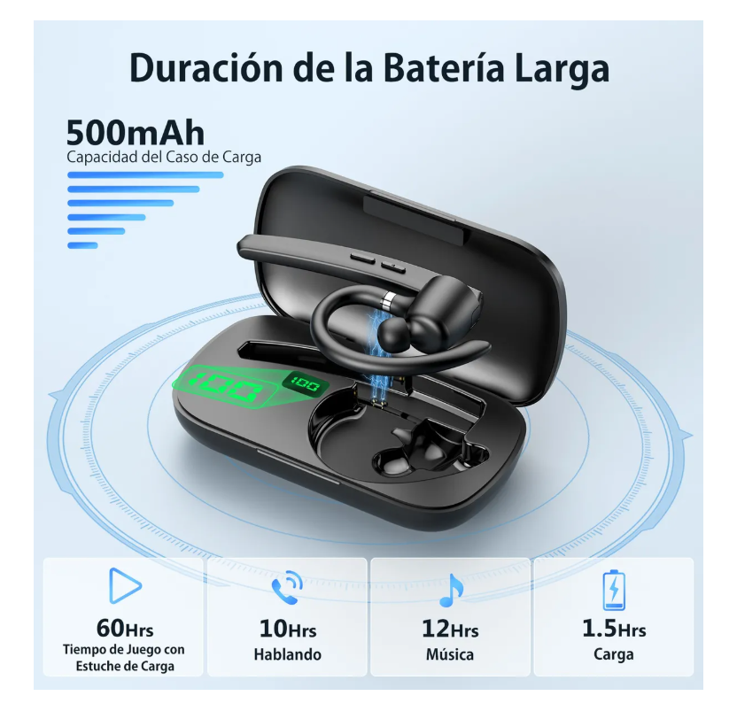 Foto 3 pulgar | Audífonos Inalámbricos Black Box con Bluetooth