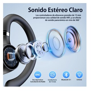 Foto 3 | Audífonos Inalámbricos Black Box con Bluetooth