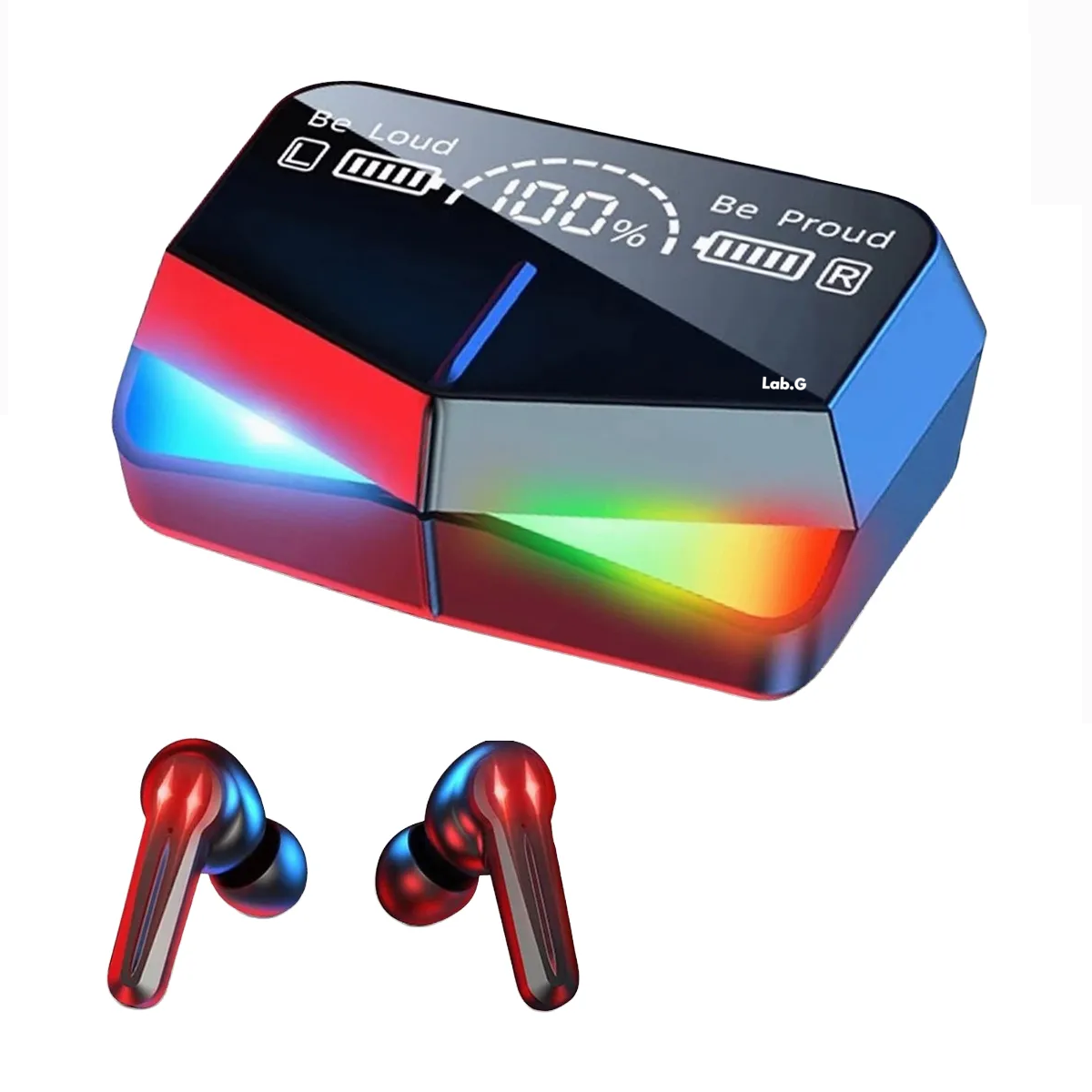 Foto 5 pulgar | Audífono Bluetooth Gamer Led Base De Carga Larga Duración Lab.g Negro