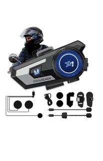 Foto 1 | Audífonos Con Bluetooth 5.2 Para Casco De Motocicleta