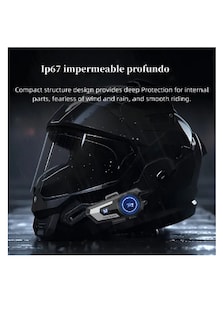 Foto 2 | Audífonos Con Bluetooth 5.2 Para Casco De Motocicleta