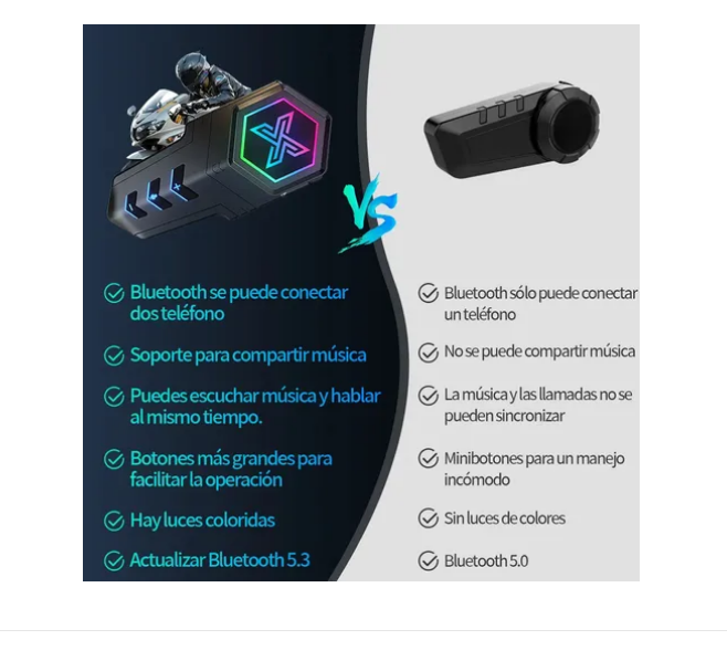 Foto 5 pulgar | Comunicador Bluetooth Para Casco