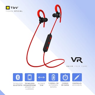 Foto 4 | Audífonos Bluetooth In-ear Neckband Thonet & Vander Vr10 – 5h Batería Micrófono Mems Y Controles Integrados