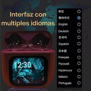 Foto 4 | Audífonos Inalámbricos In Ear Bluetooth Rosa Con Sonido Hd Micrófono Y Estuche Touch – Cancelación De Ruido