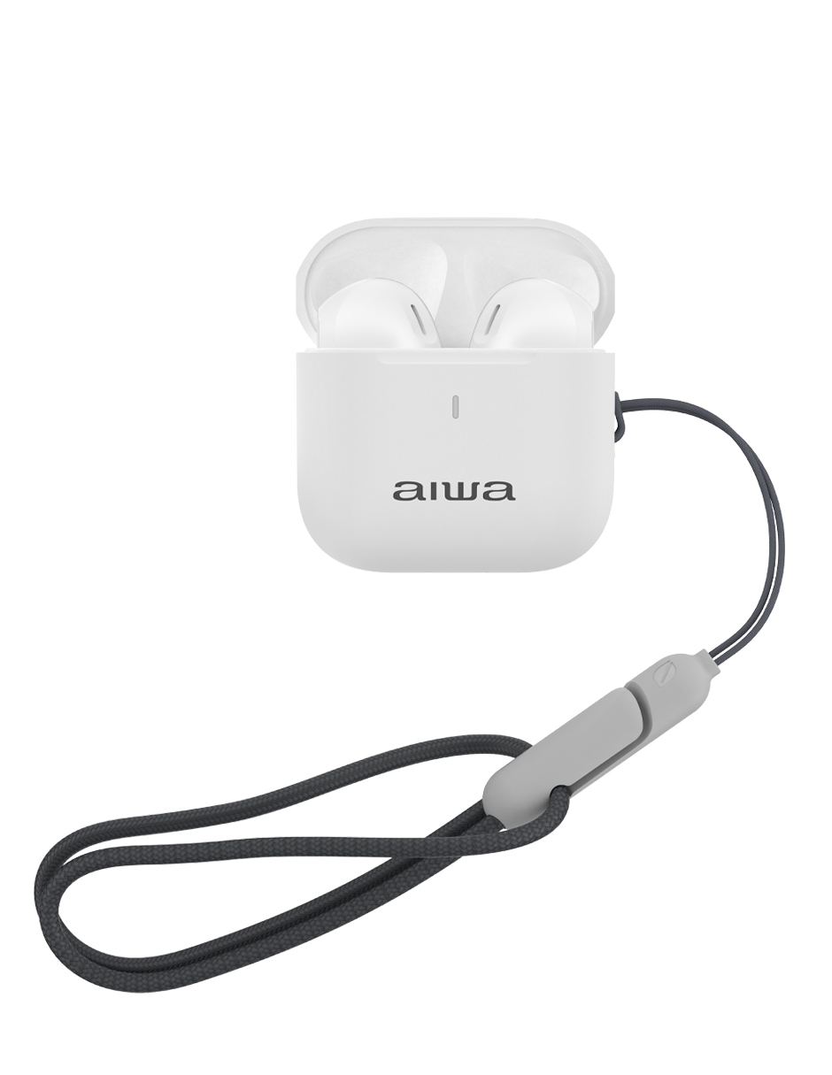Foto 4 pulgar | Auriculares In-ear Inalámbricos Aiwa Awtwsg100w Blanco