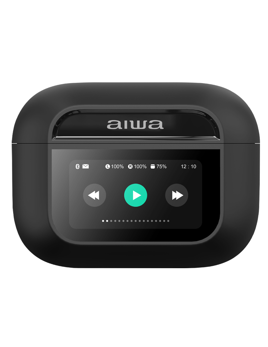 Foto 3 pulgar | Auriculares In-ear Inalámbricos Aiwa Awtwsgprob con Cancelación de Ruido Negros