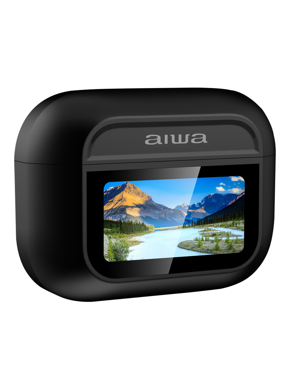 Foto 4 pulgar | Auriculares In-ear Inalámbricos Aiwa Awtwsgprob con Cancelación de Ruido Negros