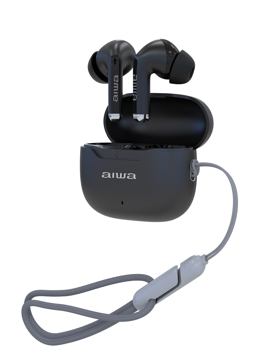 Foto 2 pulgar | Auriculares In-ear Inalámbricos Aiwa Awtwsg50ancb Noise Cancelling Negros
