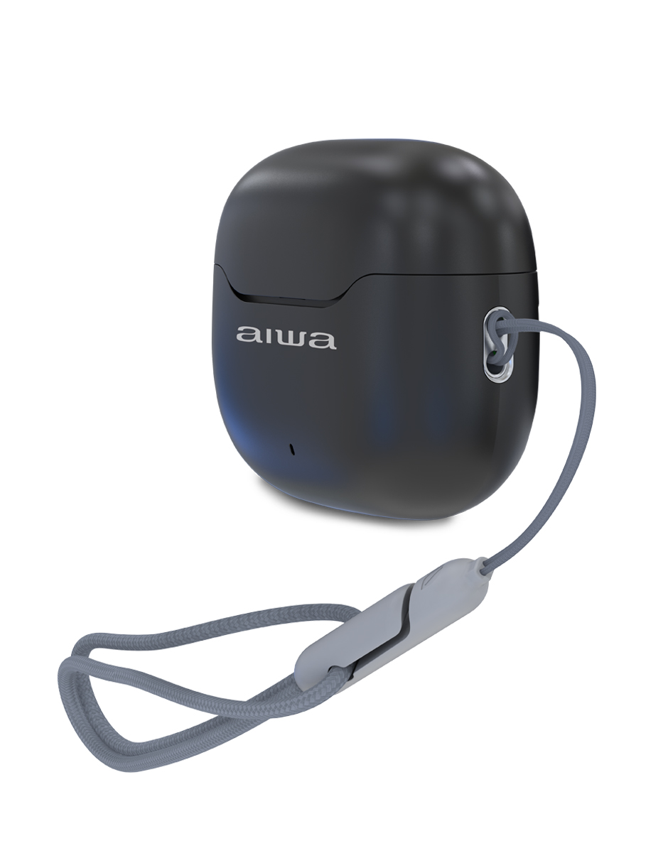 Foto 3 pulgar | Auriculares In-ear Inalámbricos Aiwa Awtwsg50ancb Noise Cancelling Negros