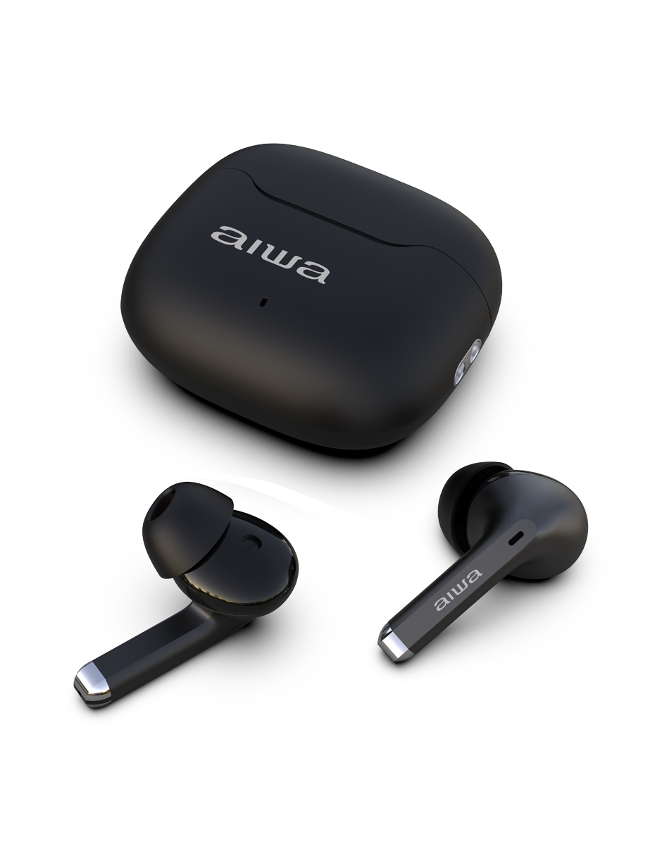 Foto 4 pulgar | Auriculares In-ear Inalámbricos Aiwa Awtwsg50ancb Noise Cancelling Negros