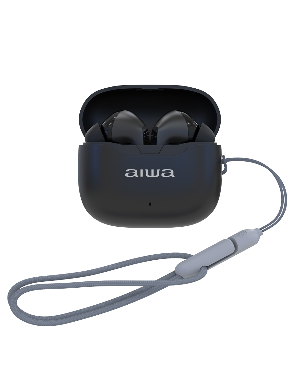 Foto 5 pulgar | Auriculares In-ear Inalámbricos Aiwa Awtwsg50ancb Noise Cancelling Negros