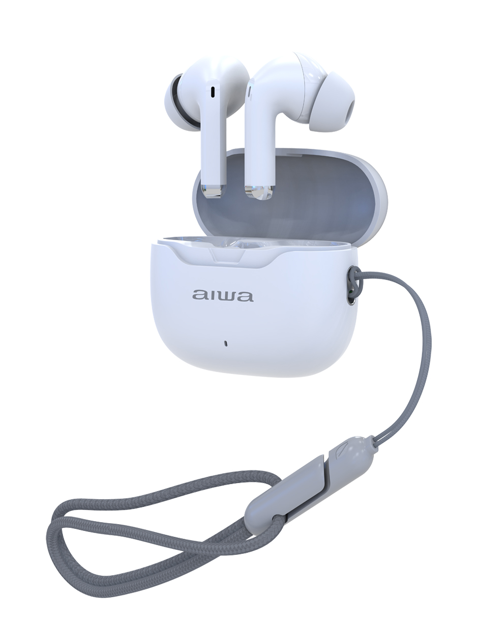 Foto 2 pulgar | Auriculares In-ear Inalámbricos Aiwa Awtwsg50ancw Noise Cancelling Blancos