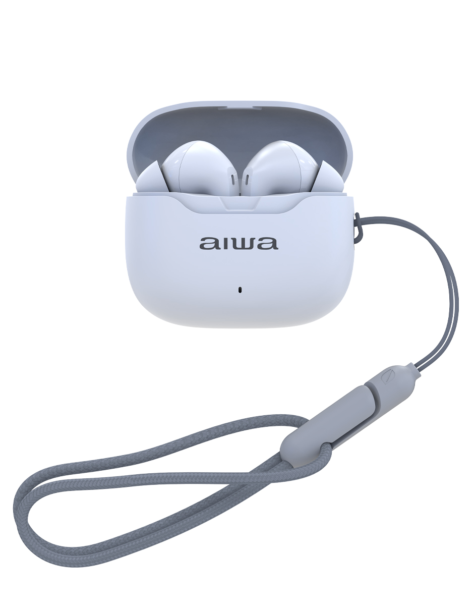 Foto 5 pulgar | Auriculares In-ear Inalámbricos Aiwa Awtwsg50ancw Noise Cancelling Blancos
