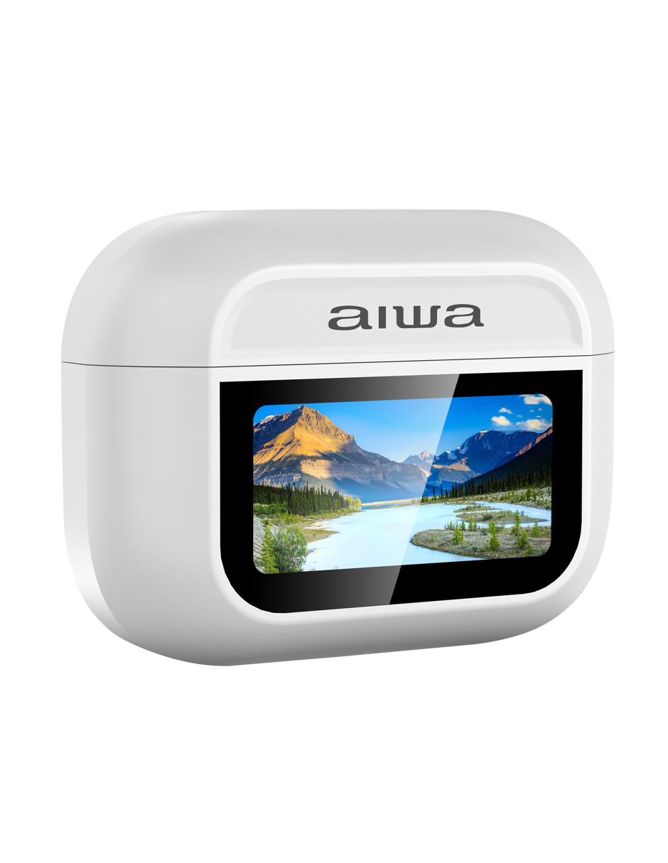 Foto 4 pulgar | Auriculares In-ear Inalámbricos Aiwa Awtwsgprow Noise Cancelling Blancos