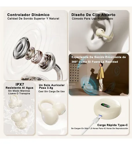 Foto 3 pulgar | Audífonos Xtellar Open Ear Bluetooth