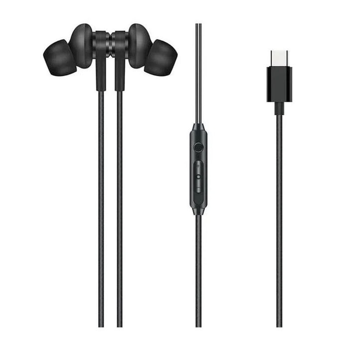 Foto 2 pulgar | Audífonos In Ear Con Micrófono Richards Almohadillas De Silicona  Conector Usb Tipo-c  Control De Llamadas  Negro
