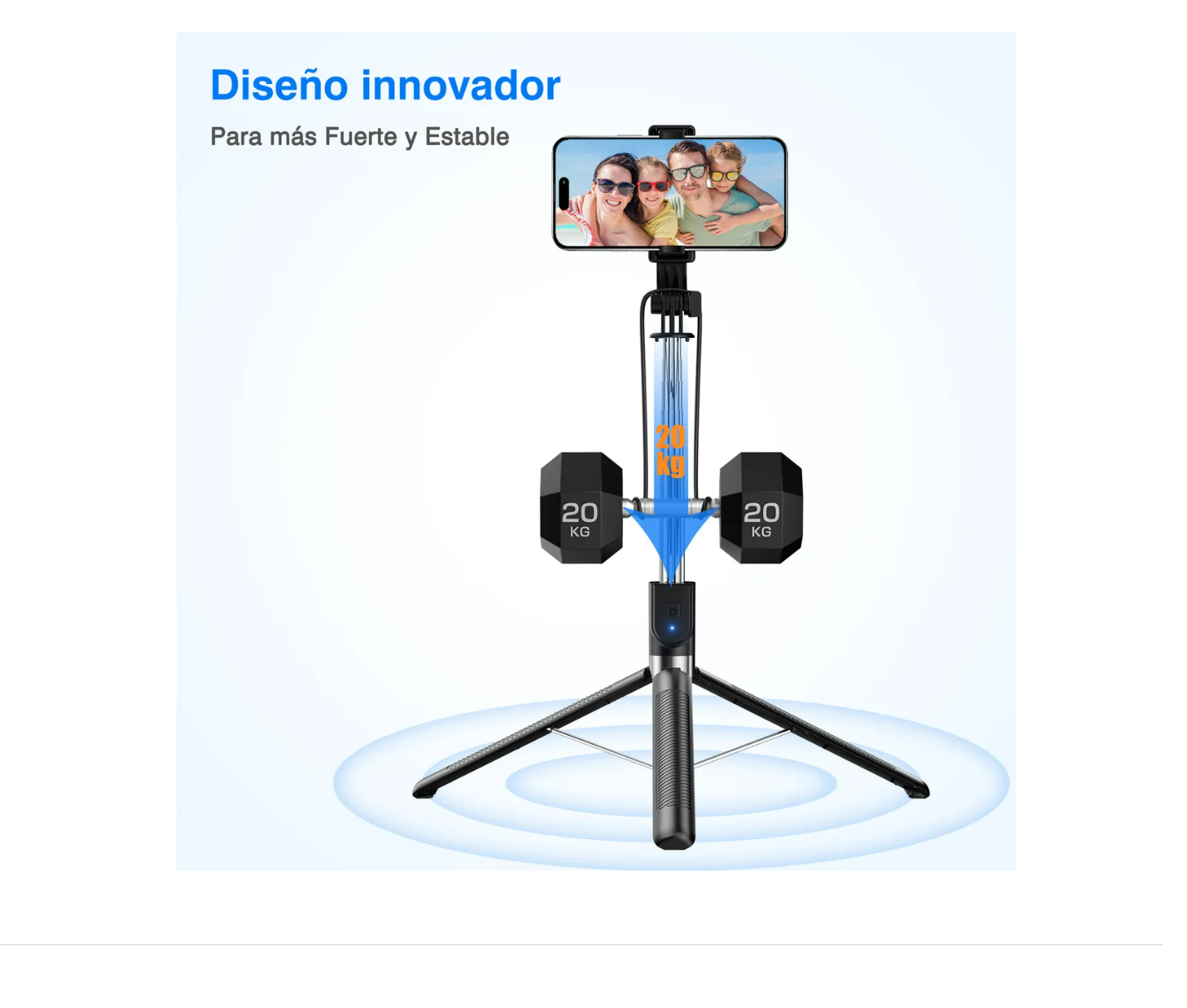 Foto 4 pulgar | Trípode Xtellar con Control Remoto y Bluetooth 170cm