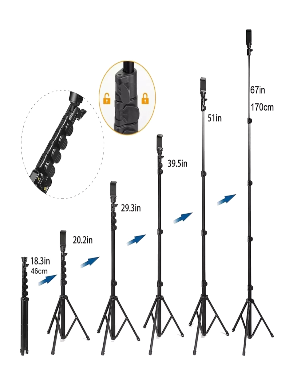 Foto 5 pulgar | Tripie para Celular Güish 170 cm